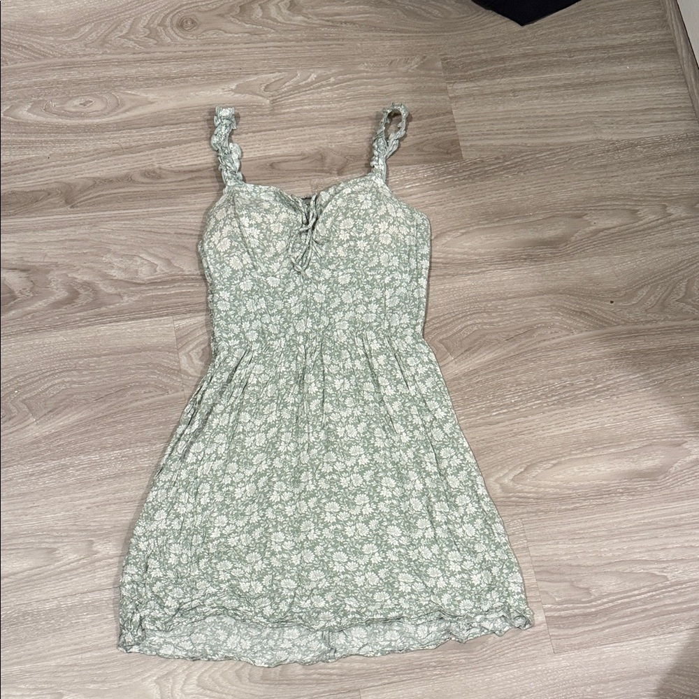 AUW Mint Floral Mini Dress